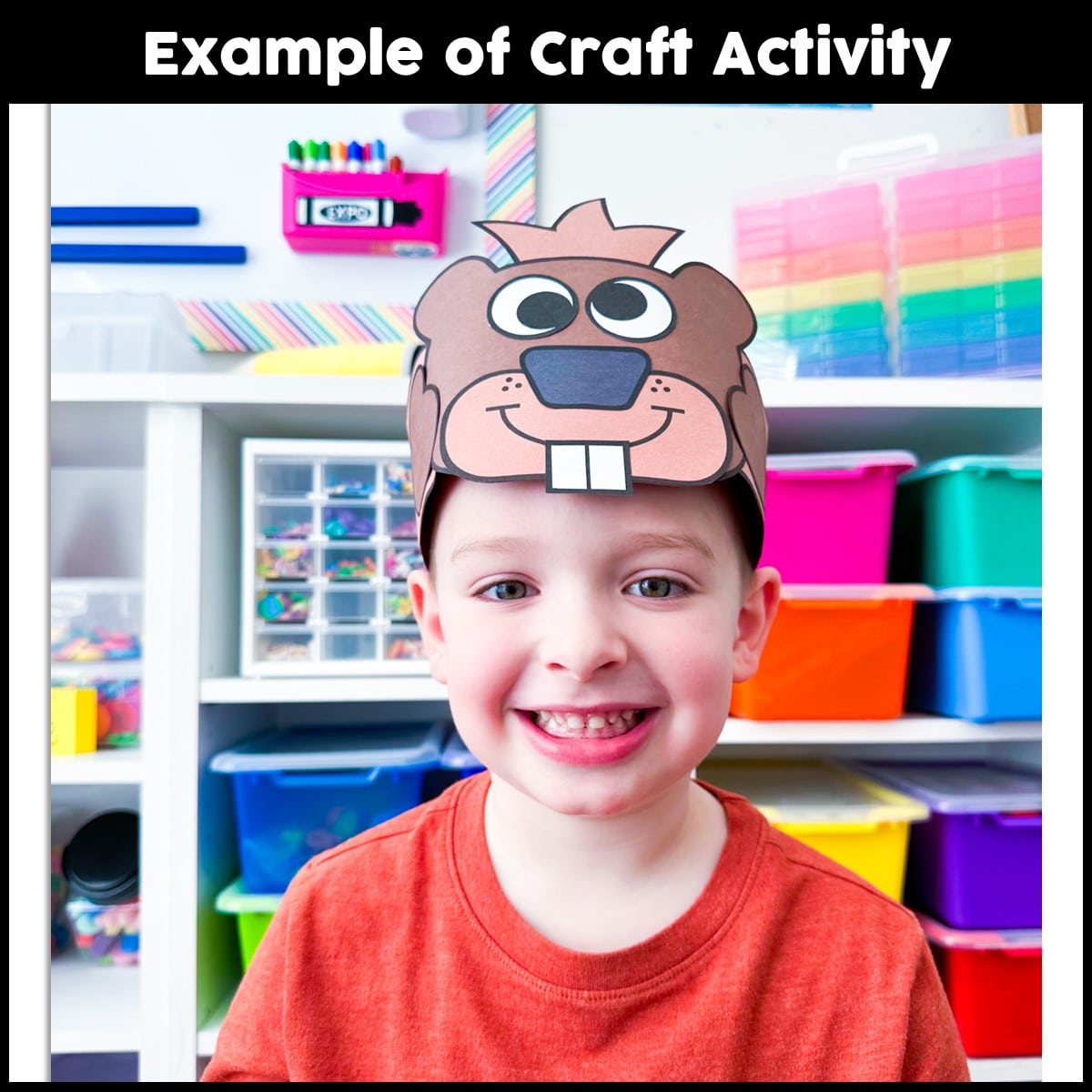 groundhog day hat craft activity - crafty bee creations